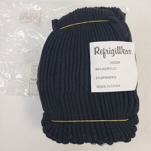 RefrigiWear Black Acrylic Spandex Knit Gloves One Size Regular Warm Winter Wear